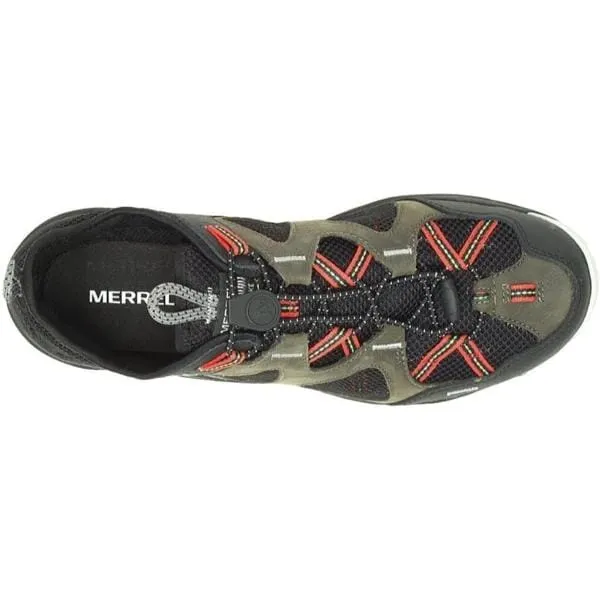 נעלי טיולים לגברים Merrell J067643 SPEED STRIKE LTR SIEVE BLACK/TANGERINE