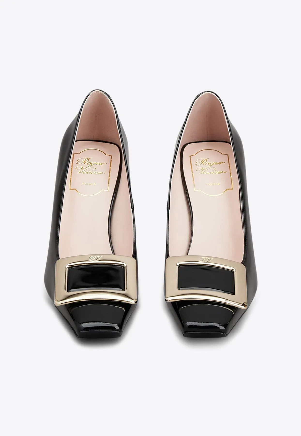 Belle Vivier 75 Leather Pumps