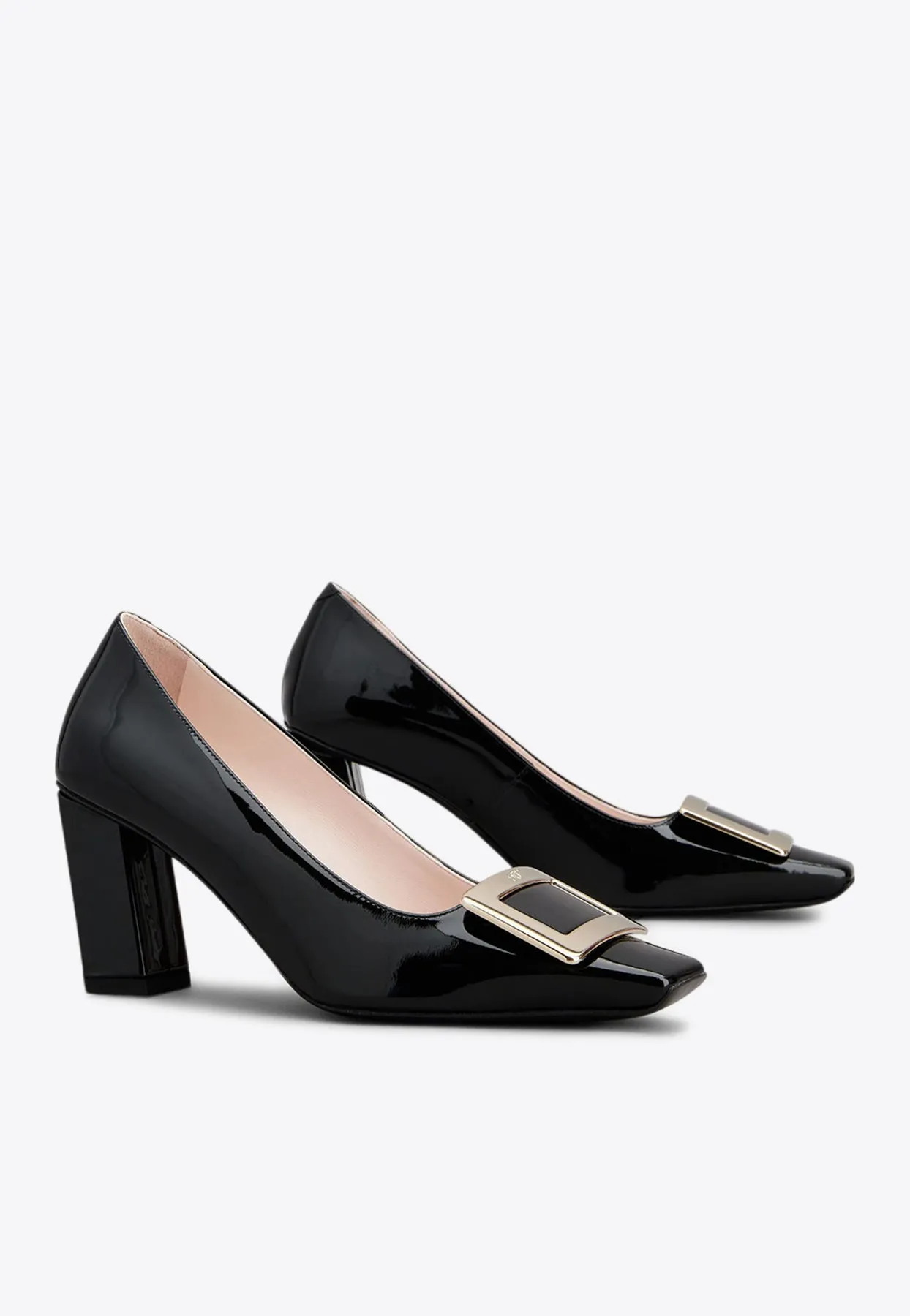 Belle Vivier 75 Leather Pumps