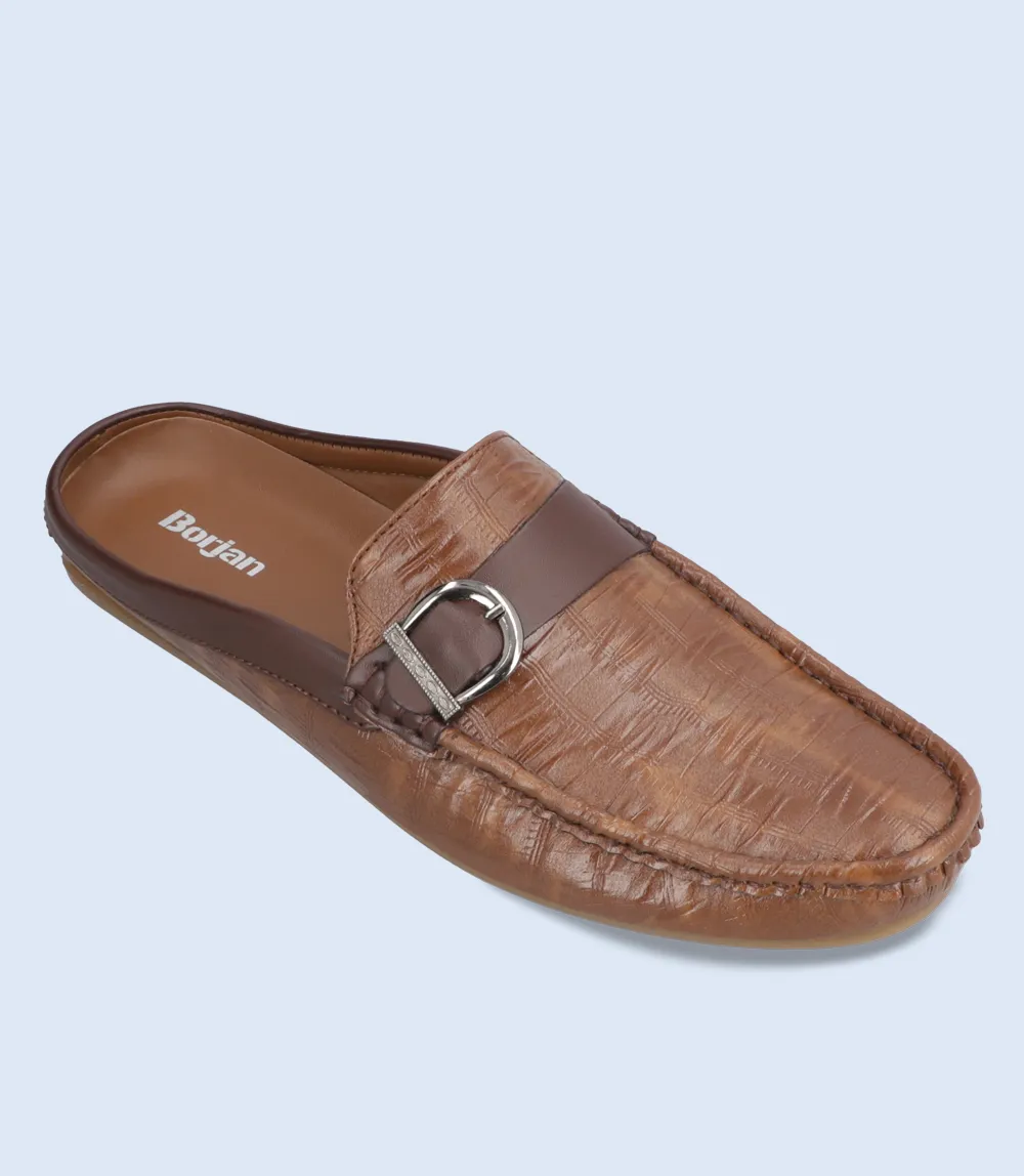 BM6684-TAN-Men Mules
