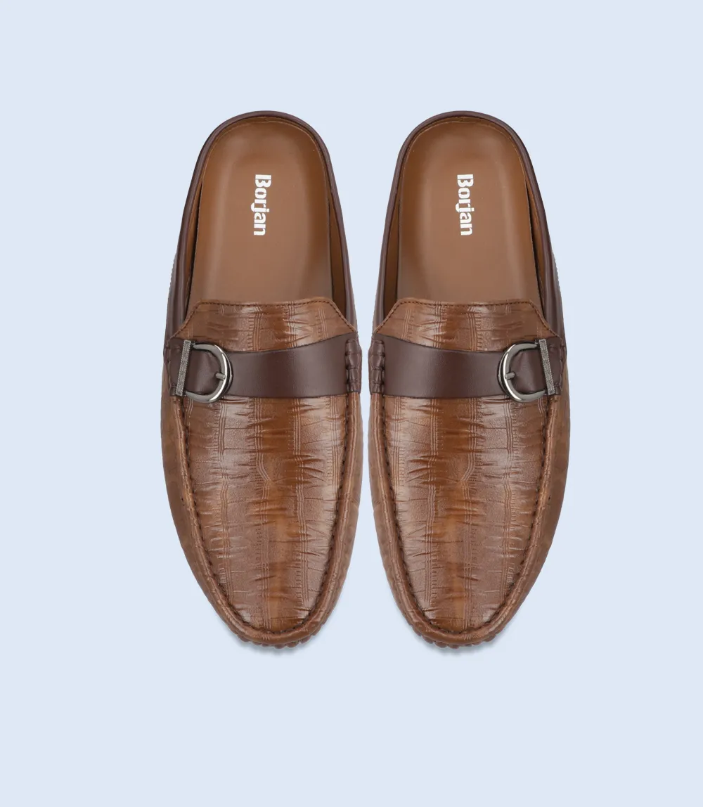 BM6684-TAN-Men Mules