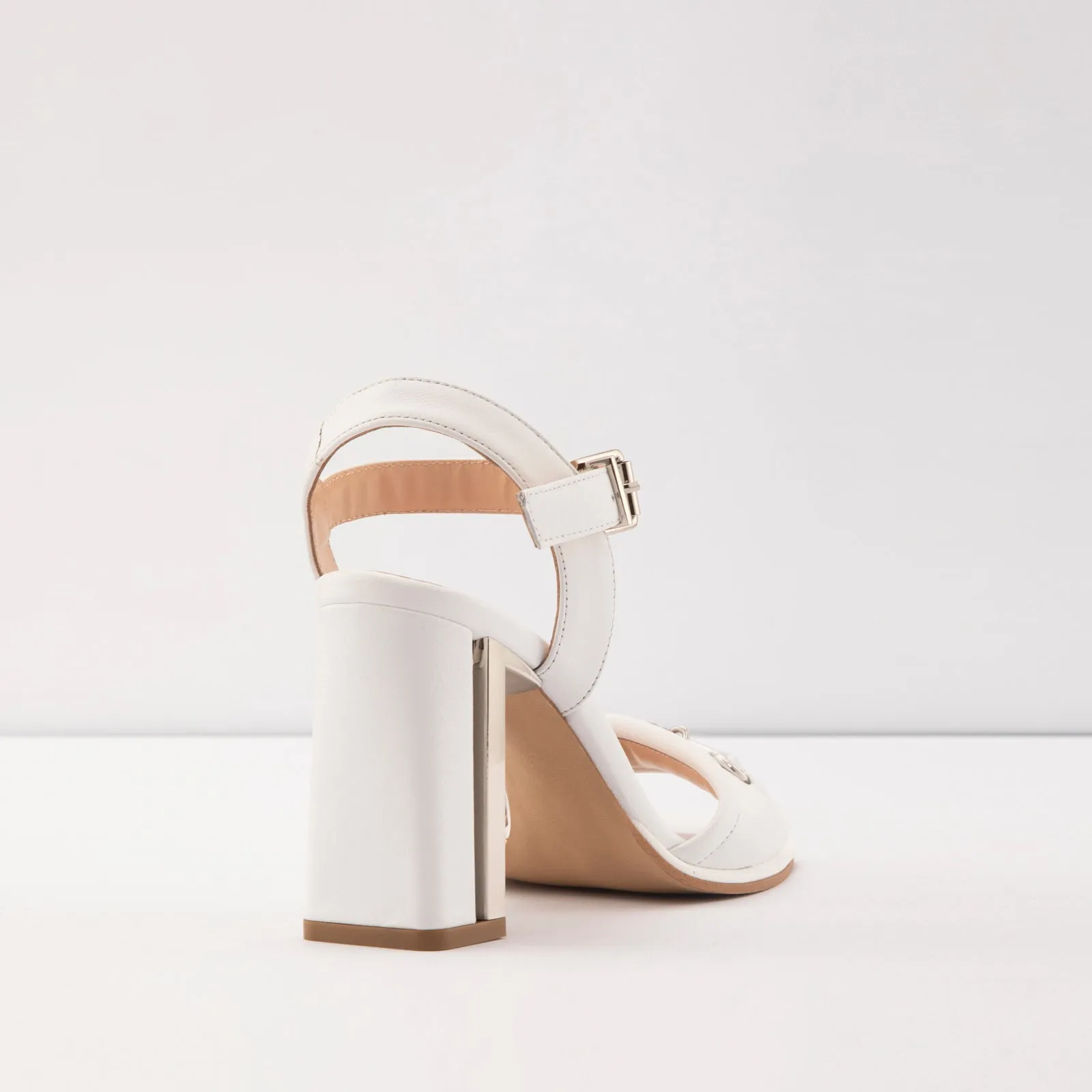 Burgos-TR real leather black woman heels
