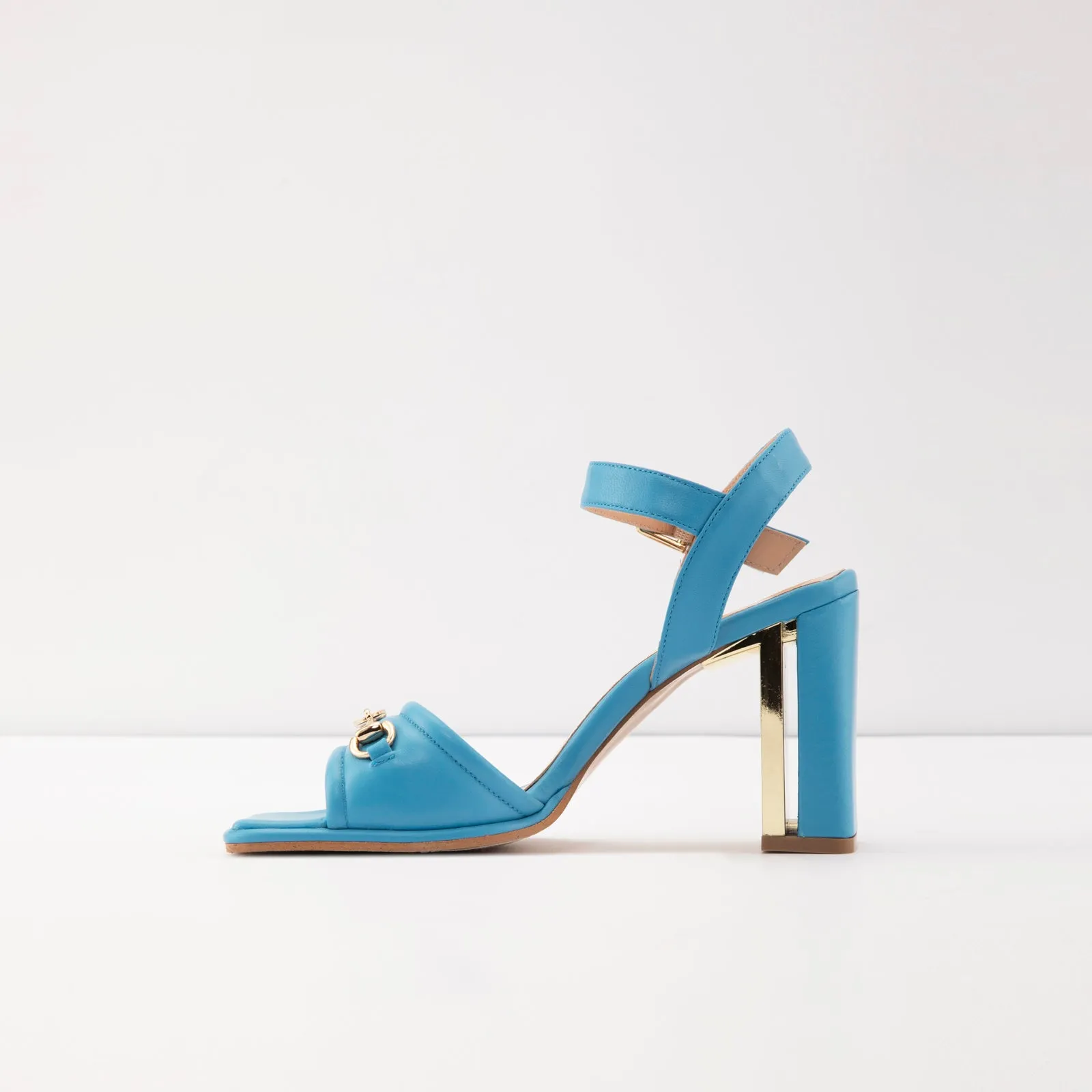 Burgos-TR real leather black woman heels