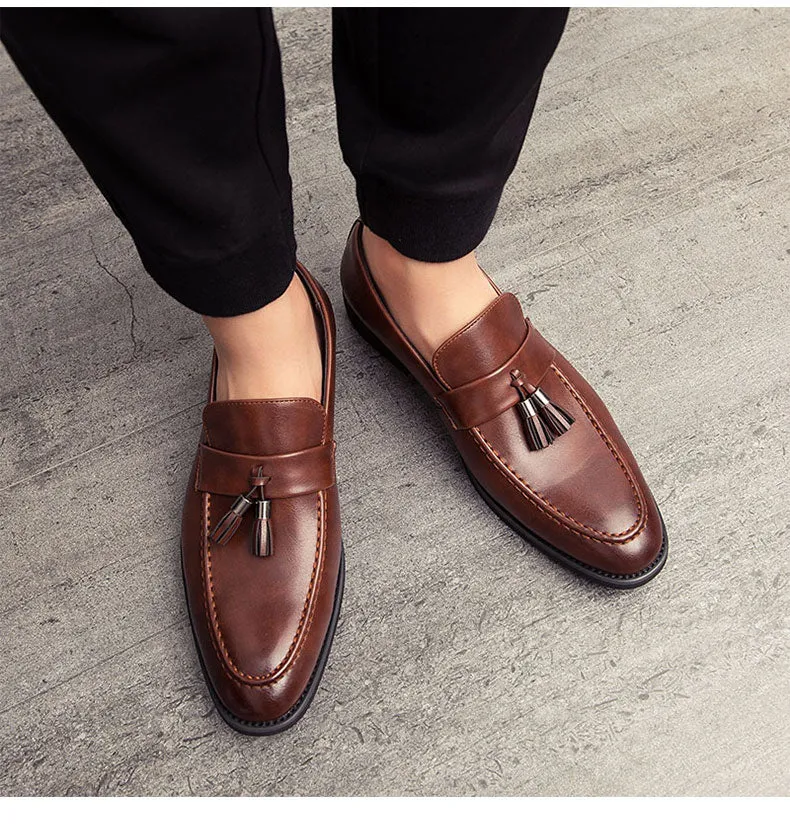 Classic Breathable Leather Loafers Shoes