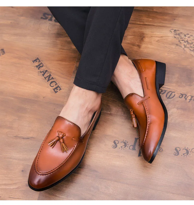Classic Breathable Leather Loafers Shoes