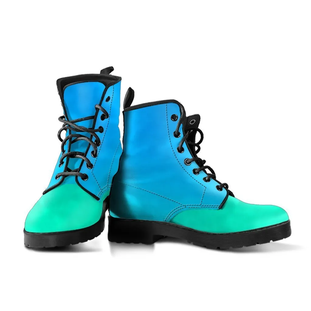 Combat Boots - Favorite Colors | Boho Shoes, Handmade Lace Up Boots, Vegan Leather Lace Up Boots Women, 90s Boots, 2000s Boots, Vegan Shoes