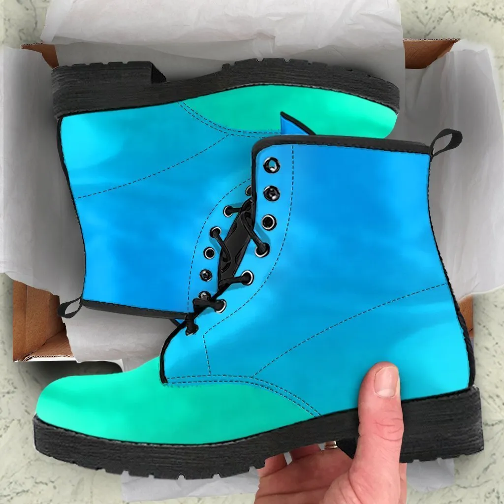 Combat Boots - Favorite Colors | Boho Shoes, Handmade Lace Up Boots, Vegan Leather Lace Up Boots Women, 90s Boots, 2000s Boots, Vegan Shoes