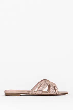 DETAILED FLATS WITH RHINESTONES