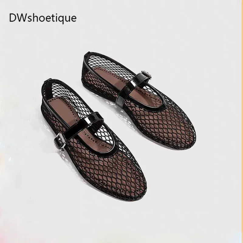 Fashion mesh women ballet falts™
