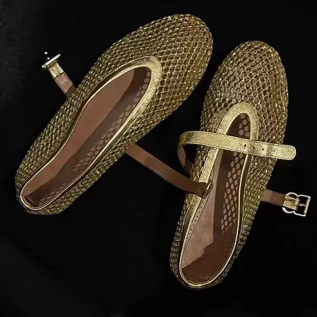 Fashion mesh women ballet falts™