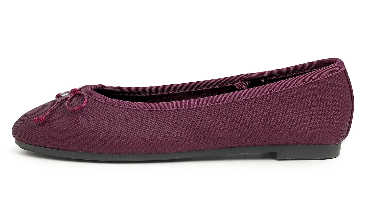 Feversole Women's Bow Tie Fashion Dress Slip On Shoes Round Toe Ballet Flat Vegan Leather Texture