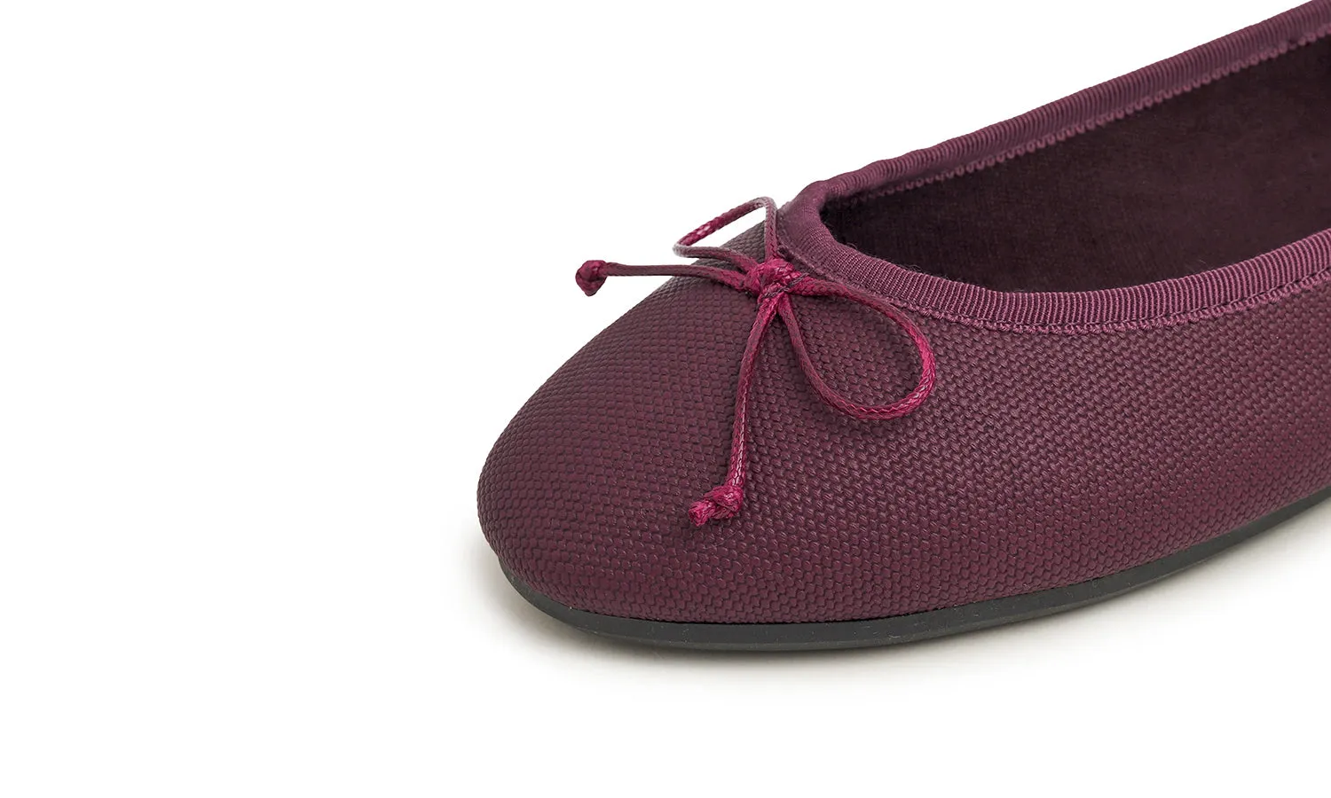 Feversole Women's Bow Tie Fashion Dress Slip On Shoes Round Toe Ballet Flat Vegan Leather Texture