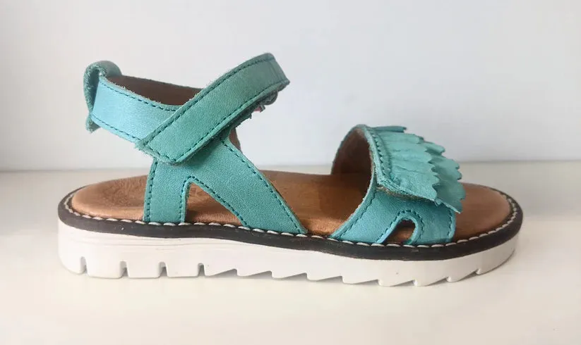 Froddo Light Green Leather Sandal