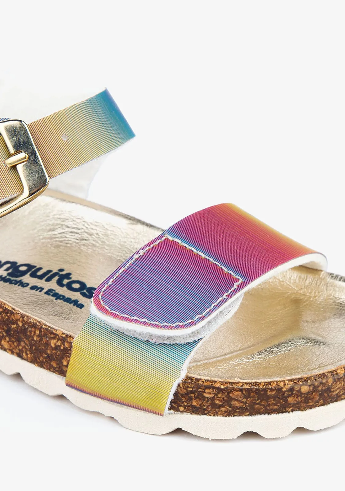 Girl's Multi Iridescent Bio Sandals
