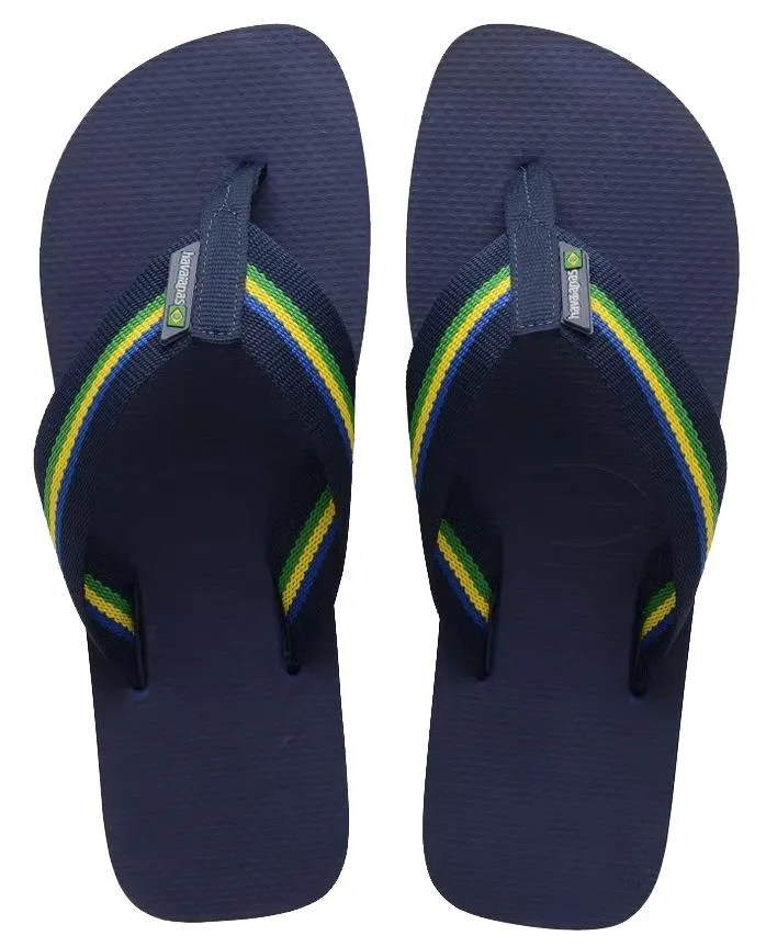 Havaianas Urban Brasil Navy Blue Beach Summer Flip Flops