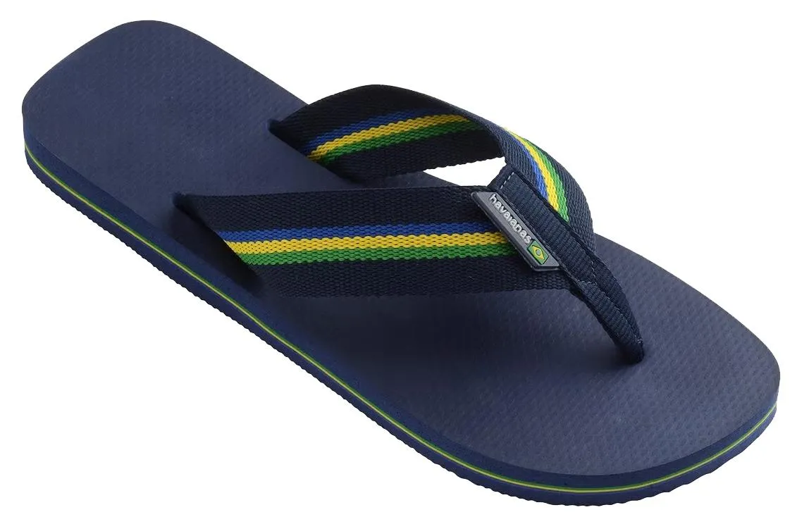Havaianas Urban Brasil Navy Blue Beach Summer Flip Flops