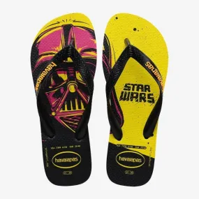 Havainas Star Wars FlipFlops Black/Pop Yellow