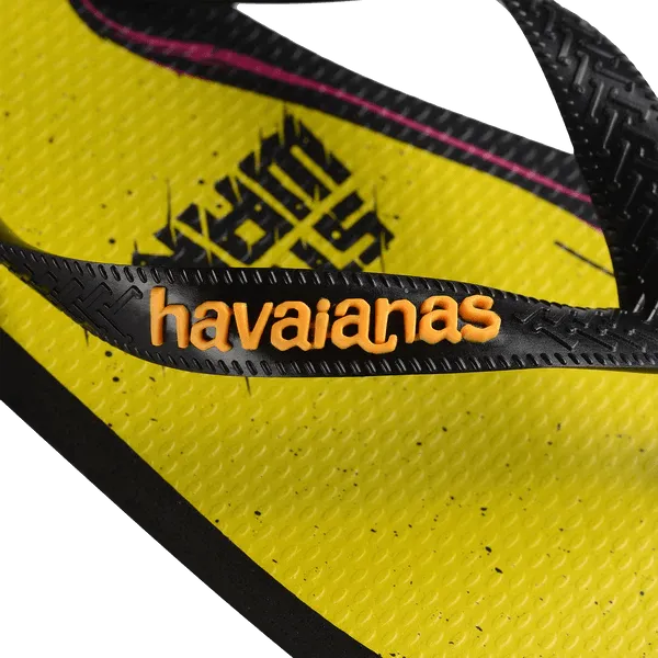 Havainas Star Wars FlipFlops Black/Pop Yellow