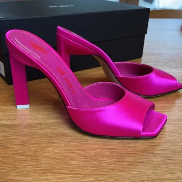 Kaia Satin Heels - 7