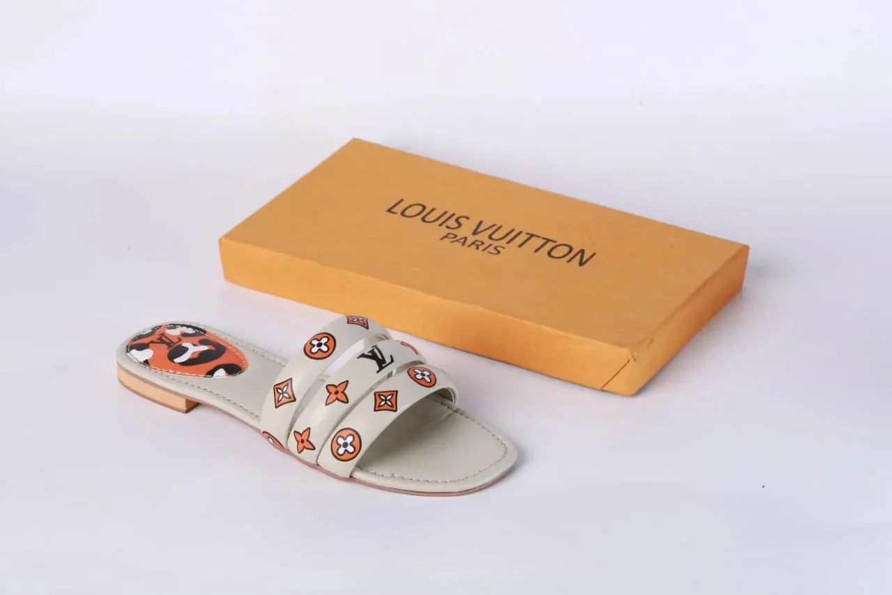 LV CASUAL SLIDES - BEIGE