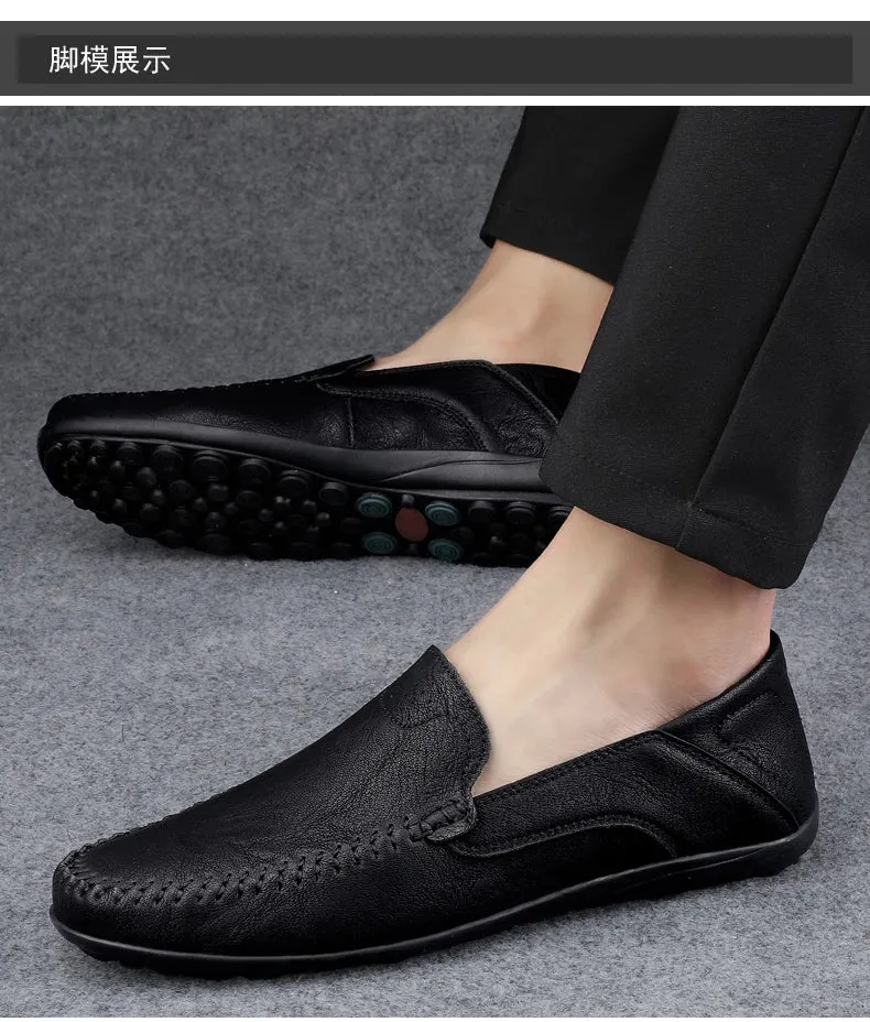 Men Handmade  Breathable Loafers