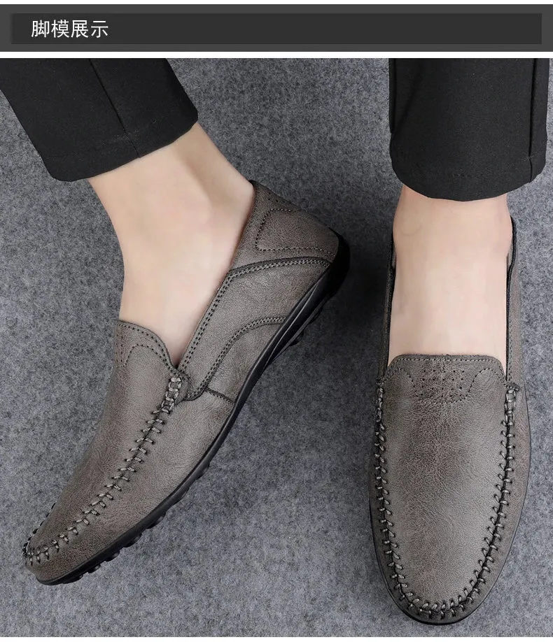 Men Handmade  Breathable Loafers