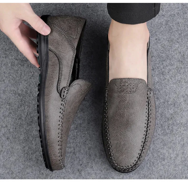 Men Handmade  Breathable Loafers