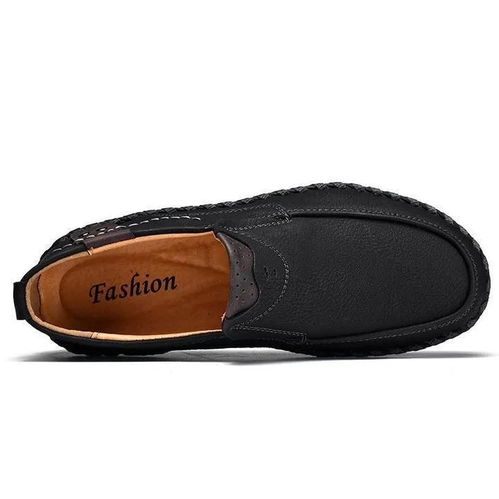 Men Leather Breathable Moccasins Loafers