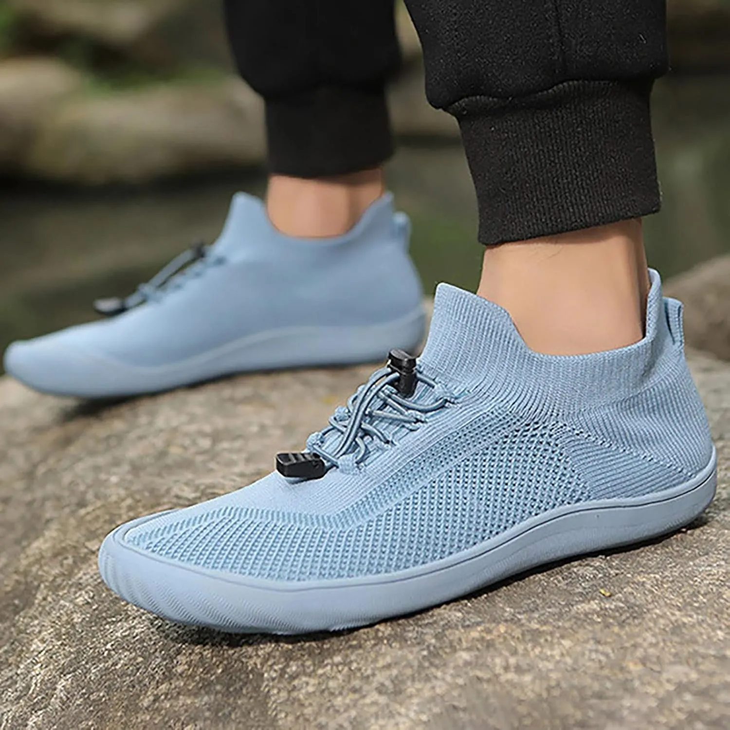 Men's Casual Dress Oxfords Shoes Breathable Knit Womens Tennis Shoes Flat Feet Women's Casual Shoes White Platform Sneakers White Tennis Shoe Loafers Dress Shoe