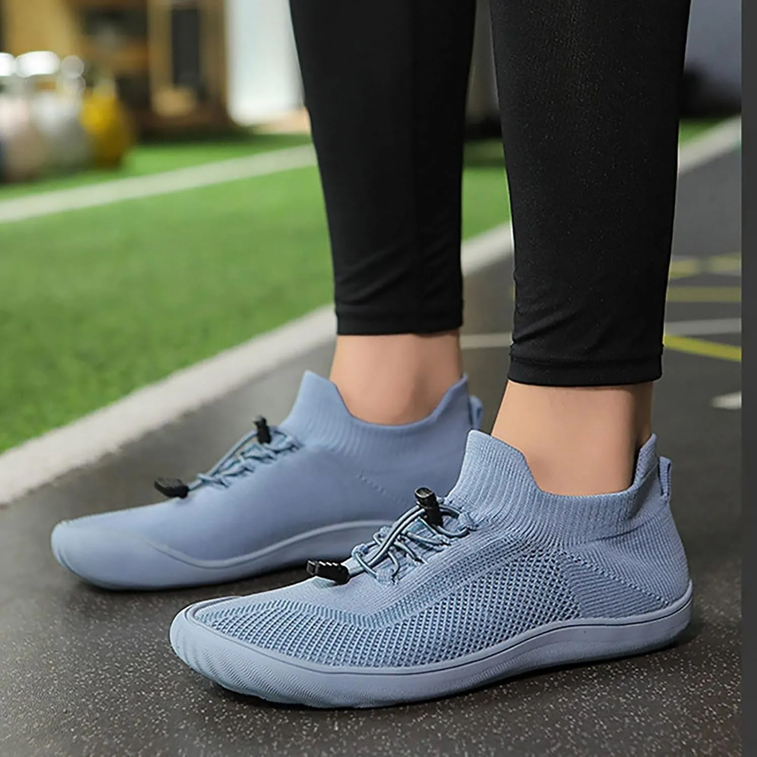Men's Casual Dress Oxfords Shoes Breathable Knit Womens Tennis Shoes Flat Feet Women's Casual Shoes White Platform Sneakers White Tennis Shoe Loafers Dress Shoe