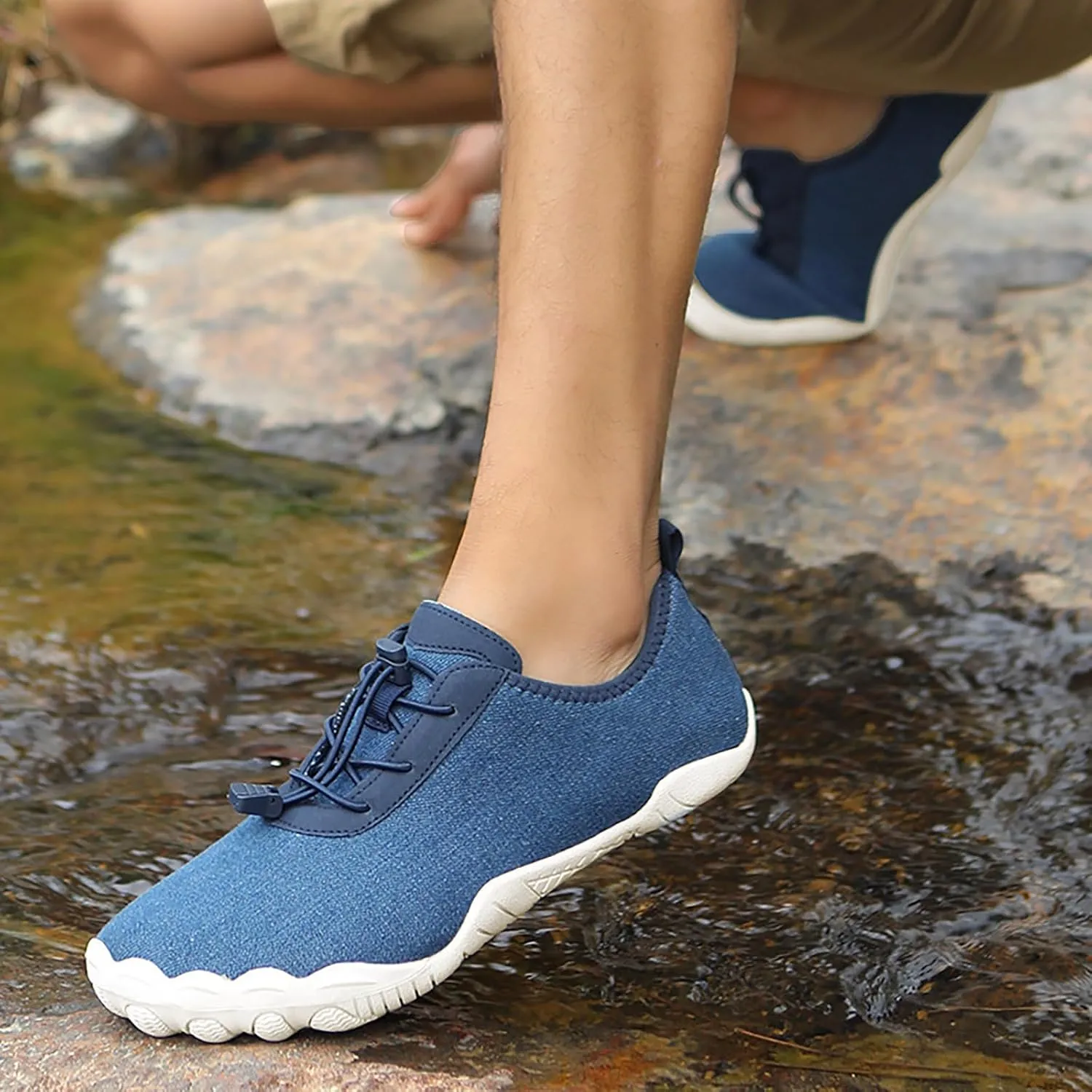 Mens Casual Shoes Wide Feet Casual Work Shoes Shoes Sneakers Men's KnitFlex Breeze Mesh Sneakers Oxfords Lace Steel Toe Tennis Shoe Cross Trainer Shoe