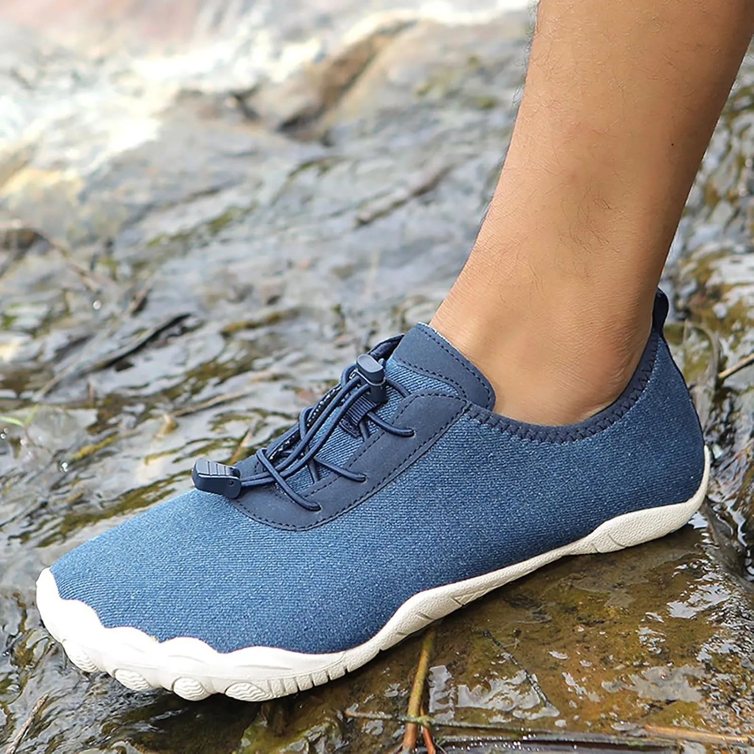 Mens Casual Shoes Wide Feet Casual Work Shoes Shoes Sneakers Men's KnitFlex Breeze Mesh Sneakers Oxfords Lace Steel Toe Tennis Shoe Cross Trainer Shoe