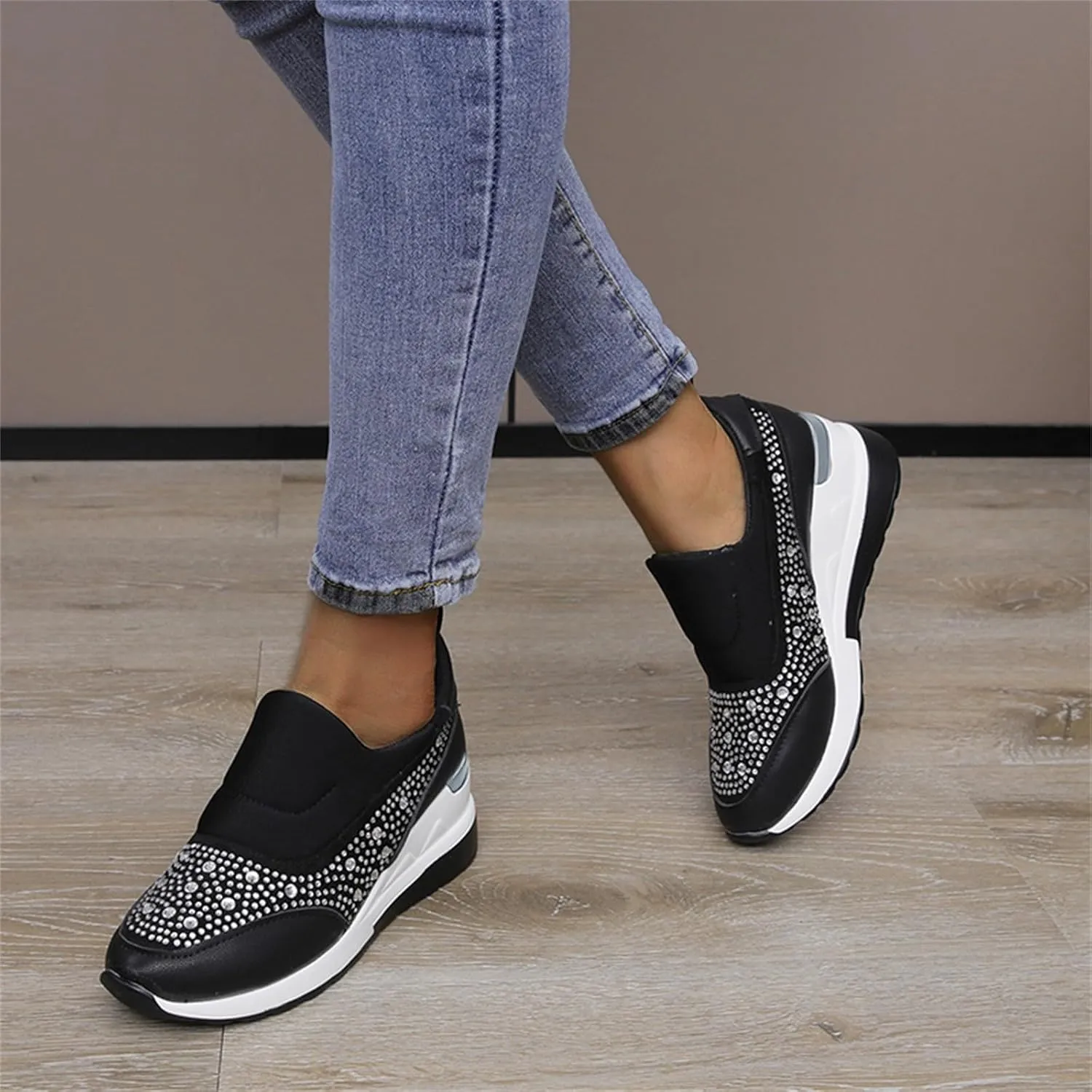 Men's Wide Minimalist Barefoot Sneakers Black Sneakers for Men Slip On Shoes Women Women's Wide Loafers Loafers for Men White Leather Sneakers for Women