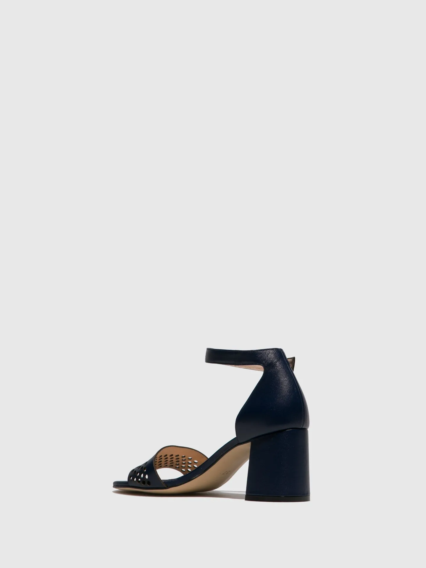 Navy Ankle Strap Sandals