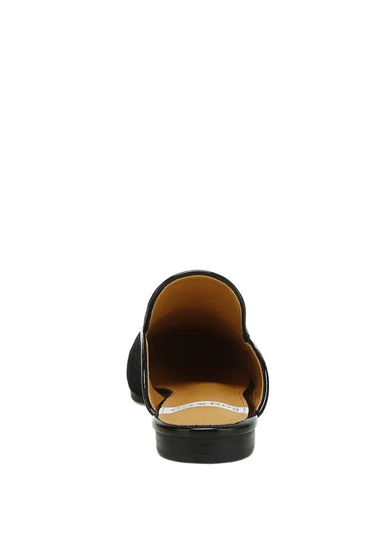 Ouzini Velvet Textured Slip On Mules **This item has free shipping.**