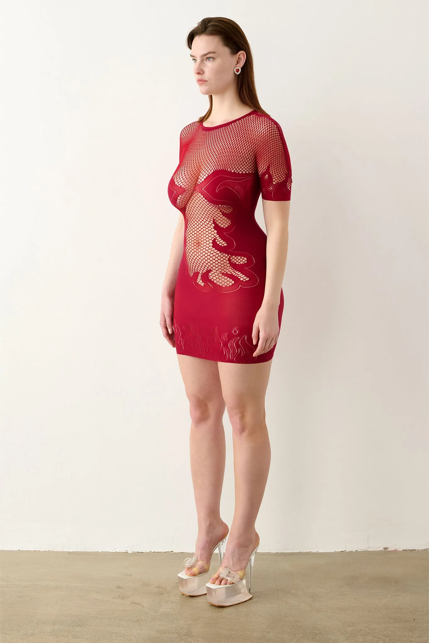 Pin Up Dress Red