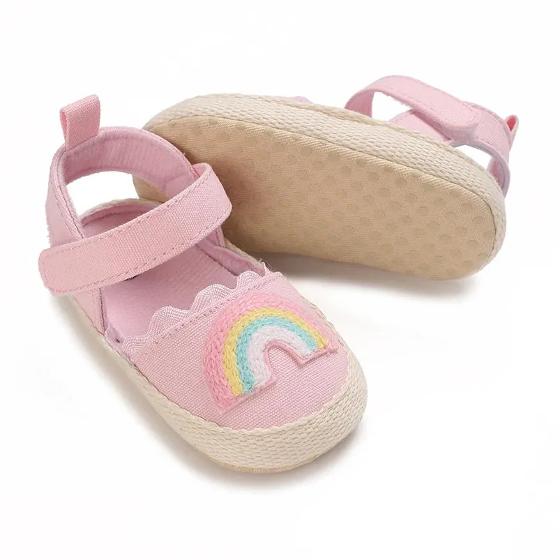 Rainbow Babe Sandal for Baby Girls