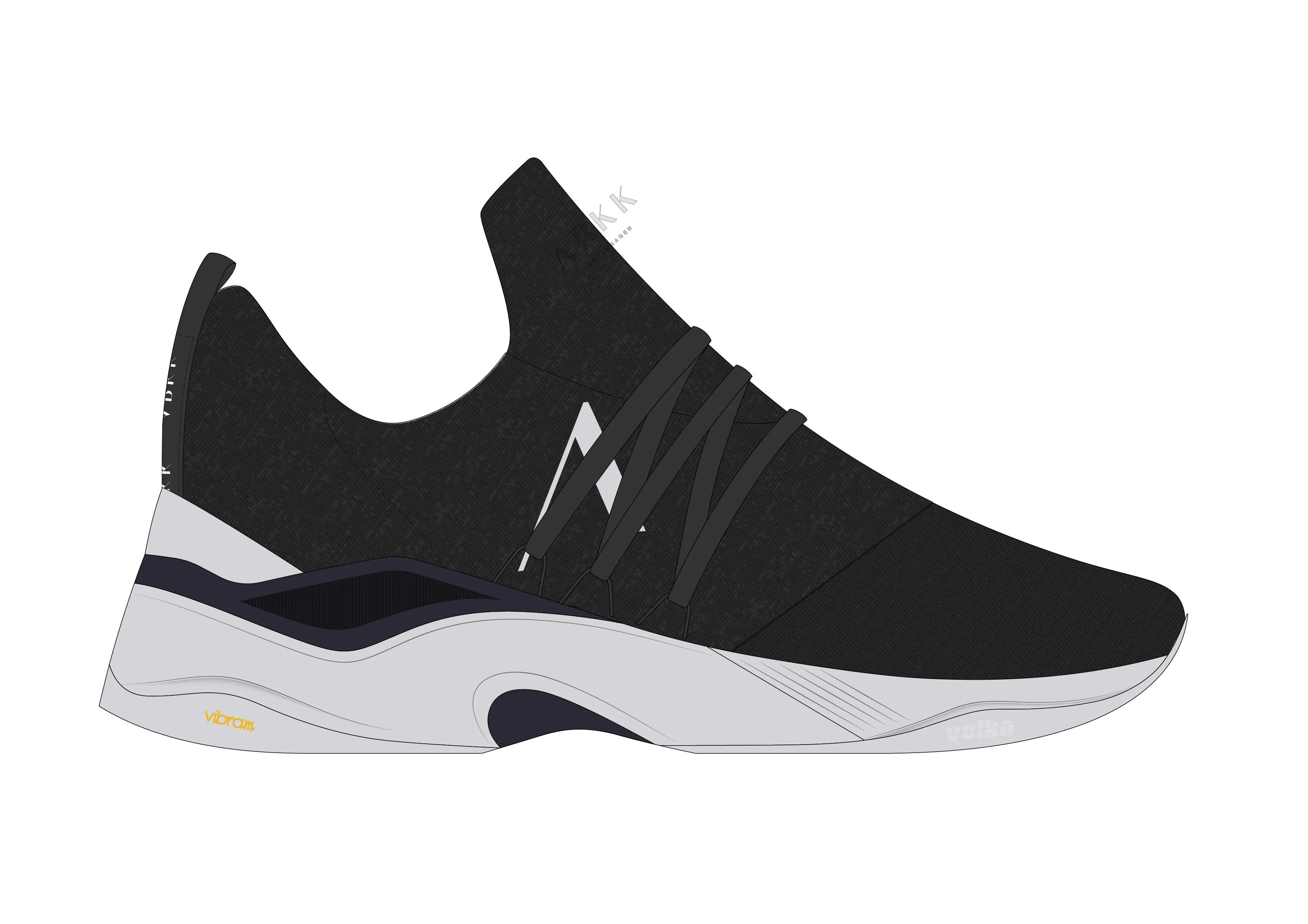 Raven FG PET 2.0 - Vulkn Vibram Black Soft Grey