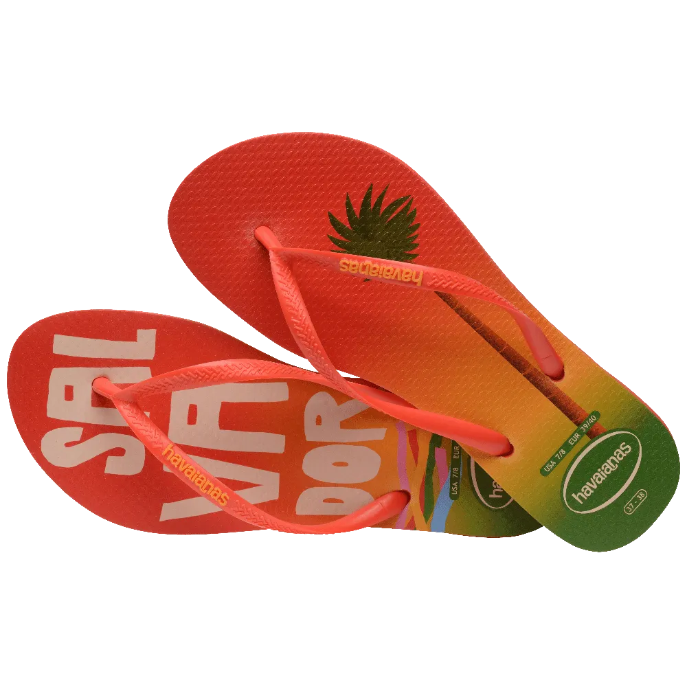 Slim Postcard Flip Flops