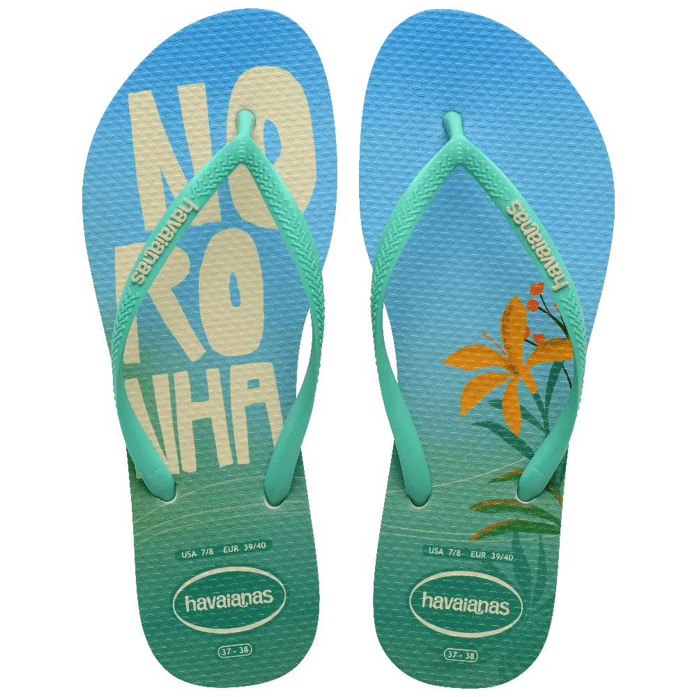 Slim Postcard Flip Flops