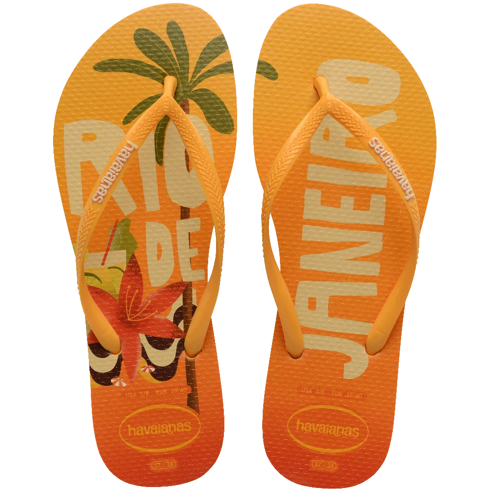 Slim Postcard Flip Flops
