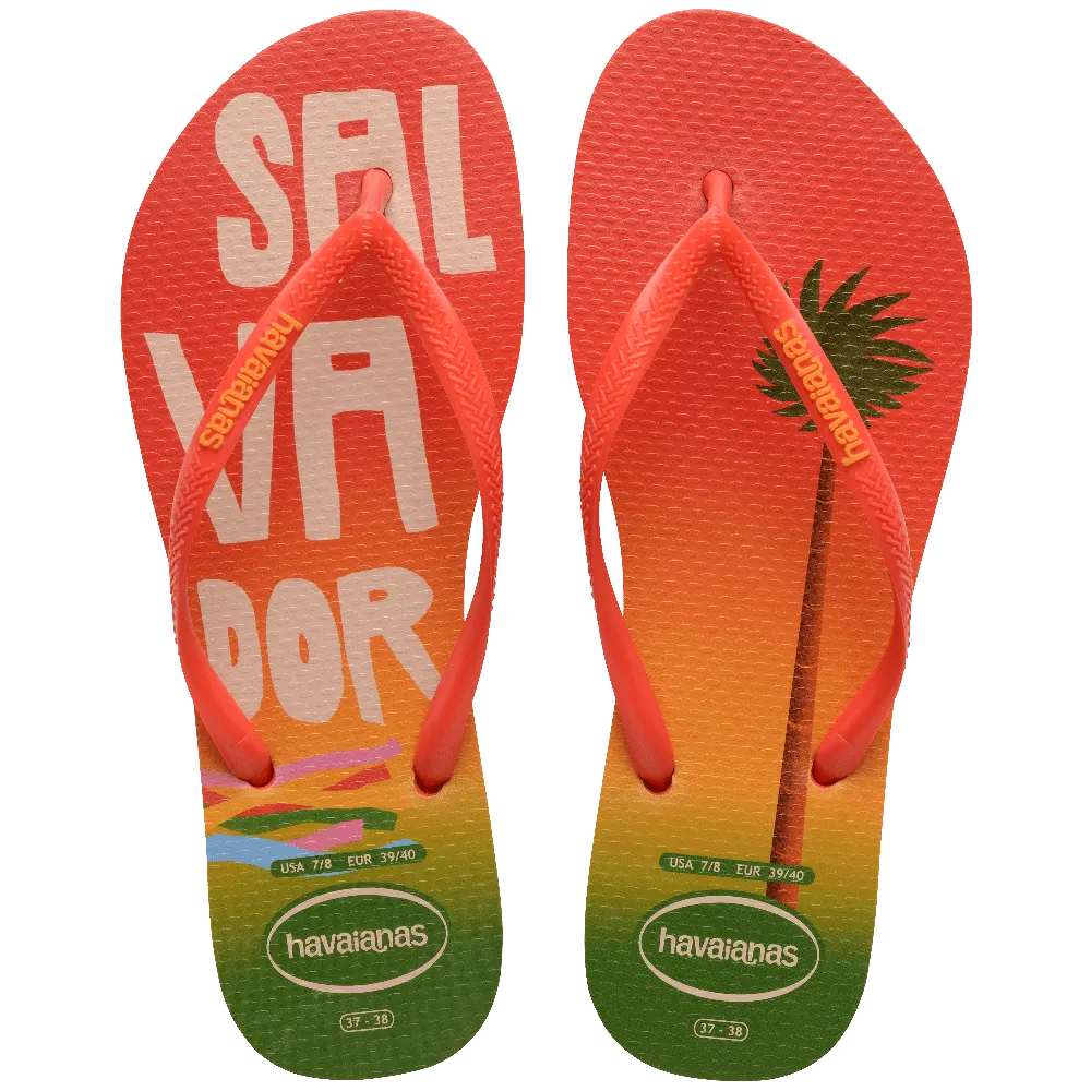 Slim Postcard Flip Flops