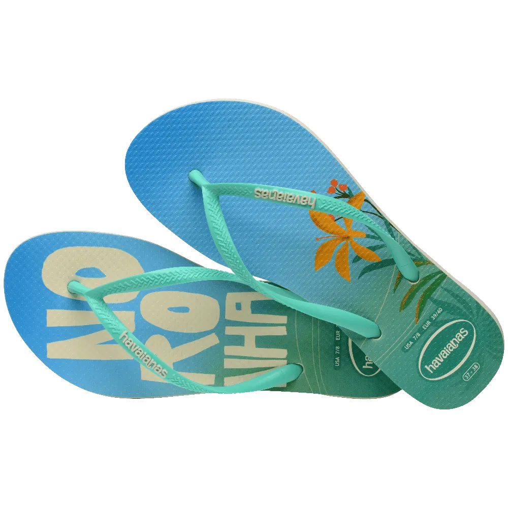 Slim Postcard Flip Flops