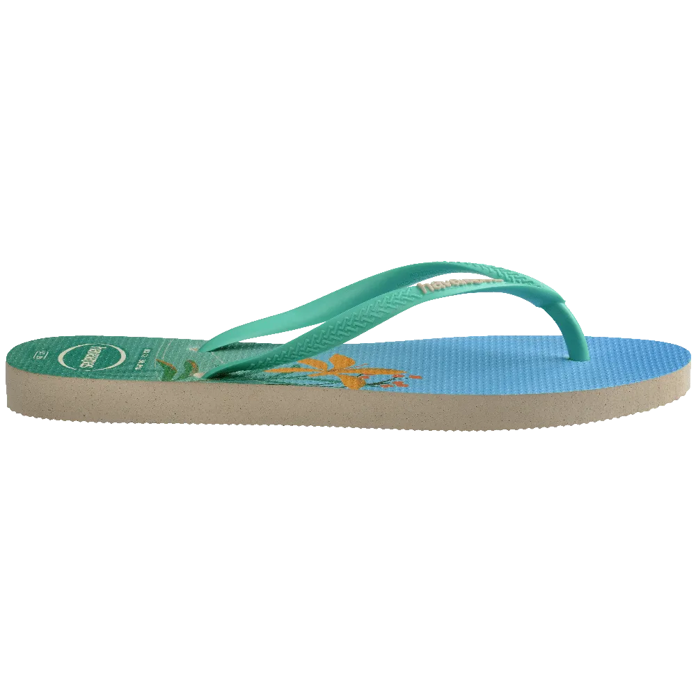 Slim Postcard Flip Flops