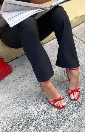 Tony Bianco Lover Red Suede Heels