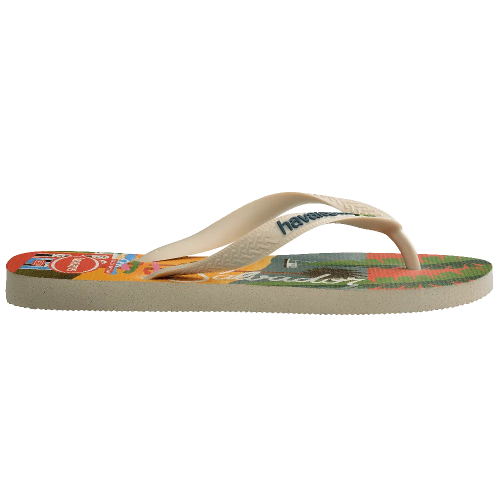 Top Postcard Flip Flops