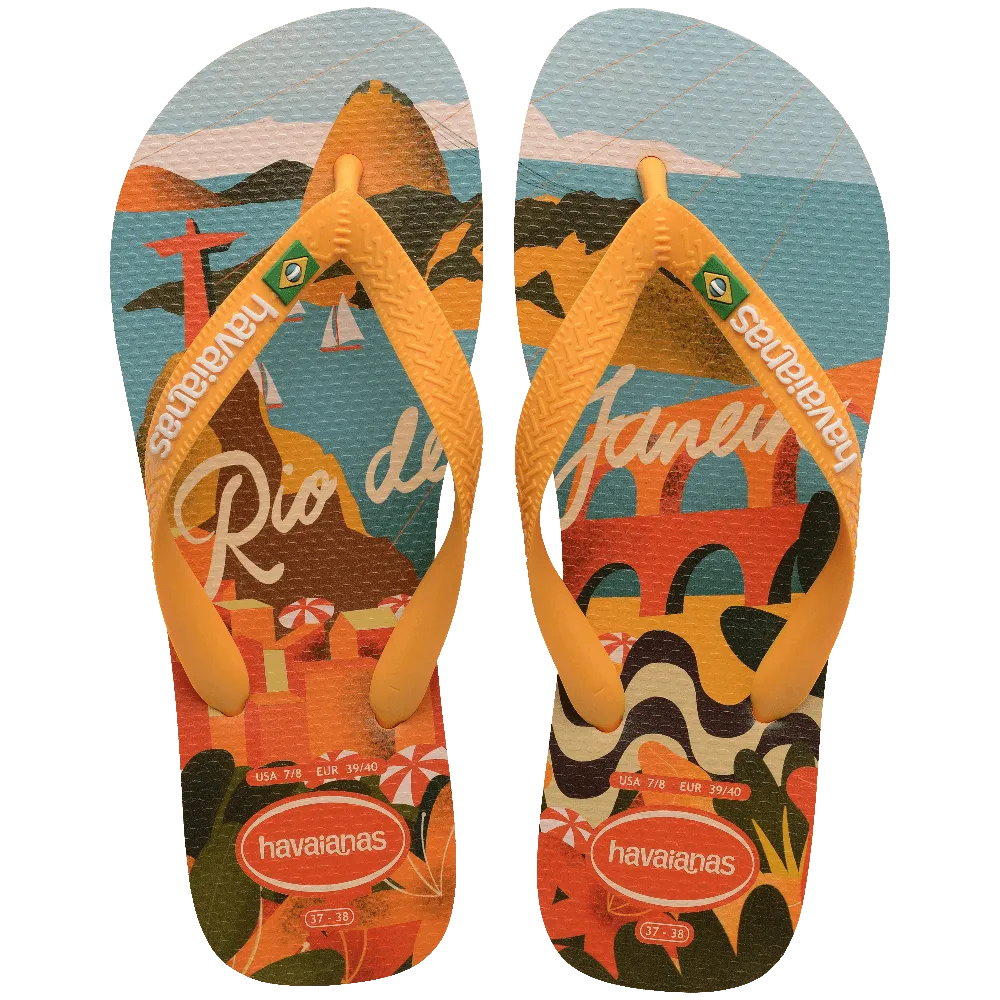 Top Postcard Flip Flops