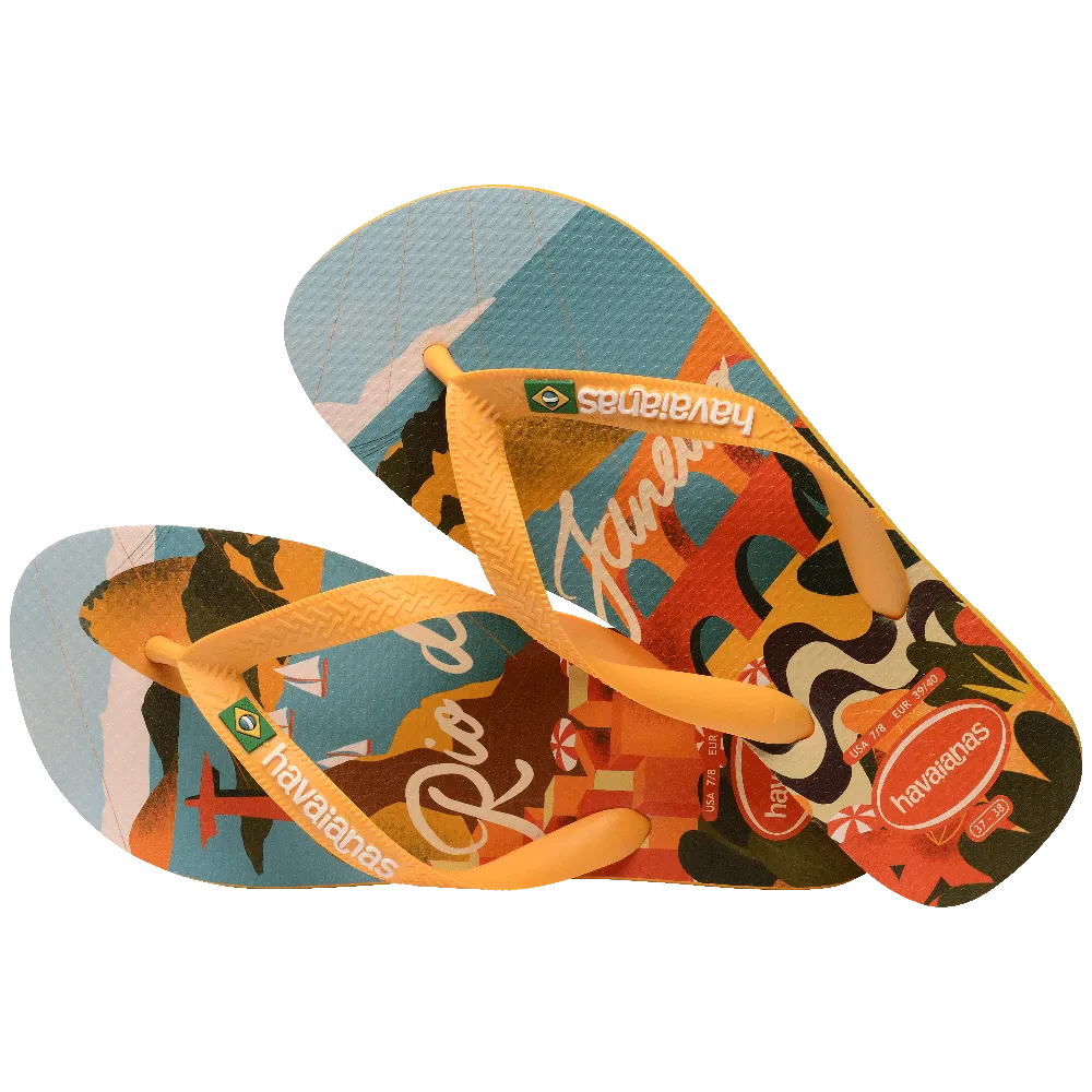 Top Postcard Flip Flops