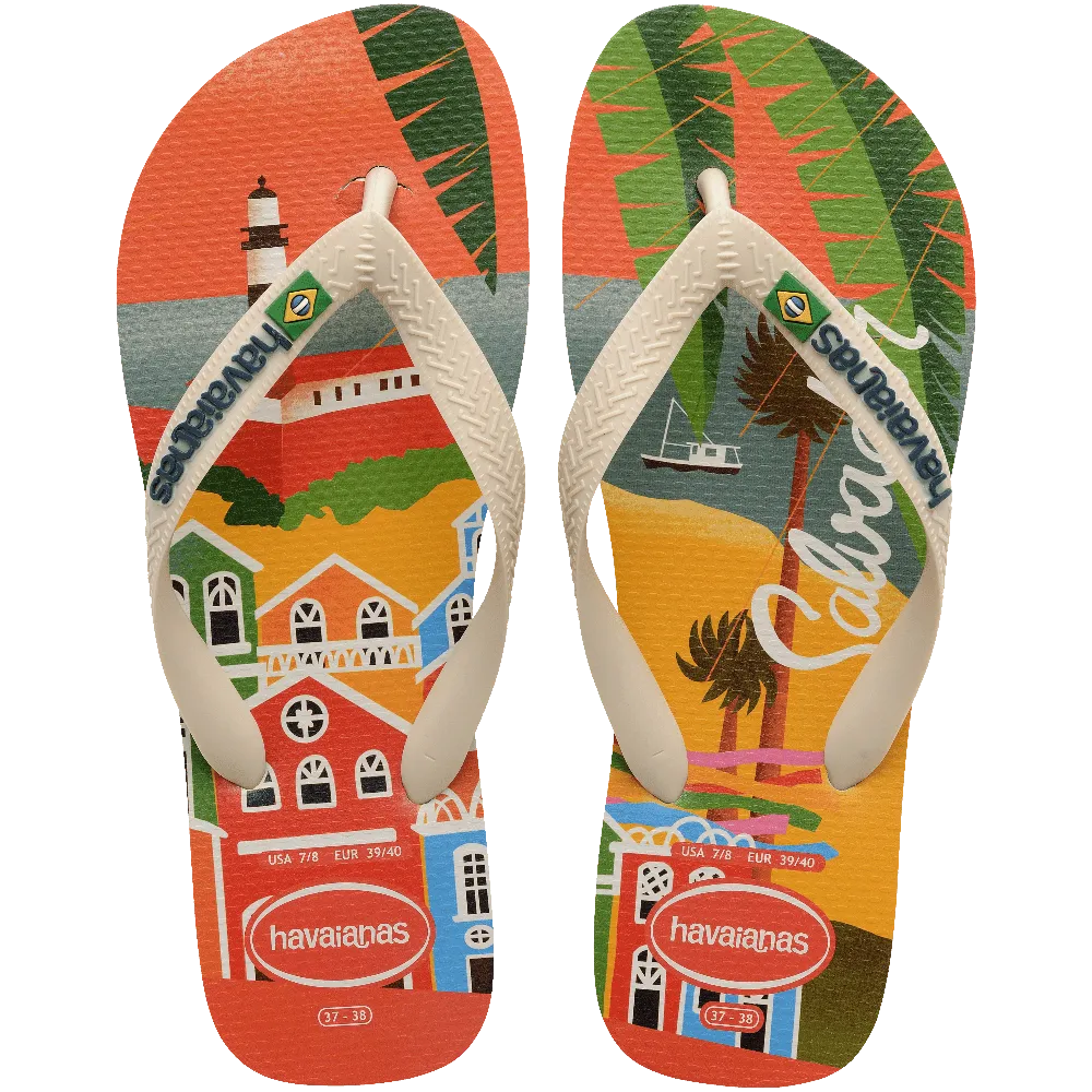 Top Postcard Flip Flops