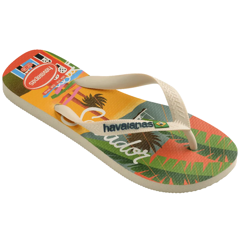 Top Postcard Flip Flops